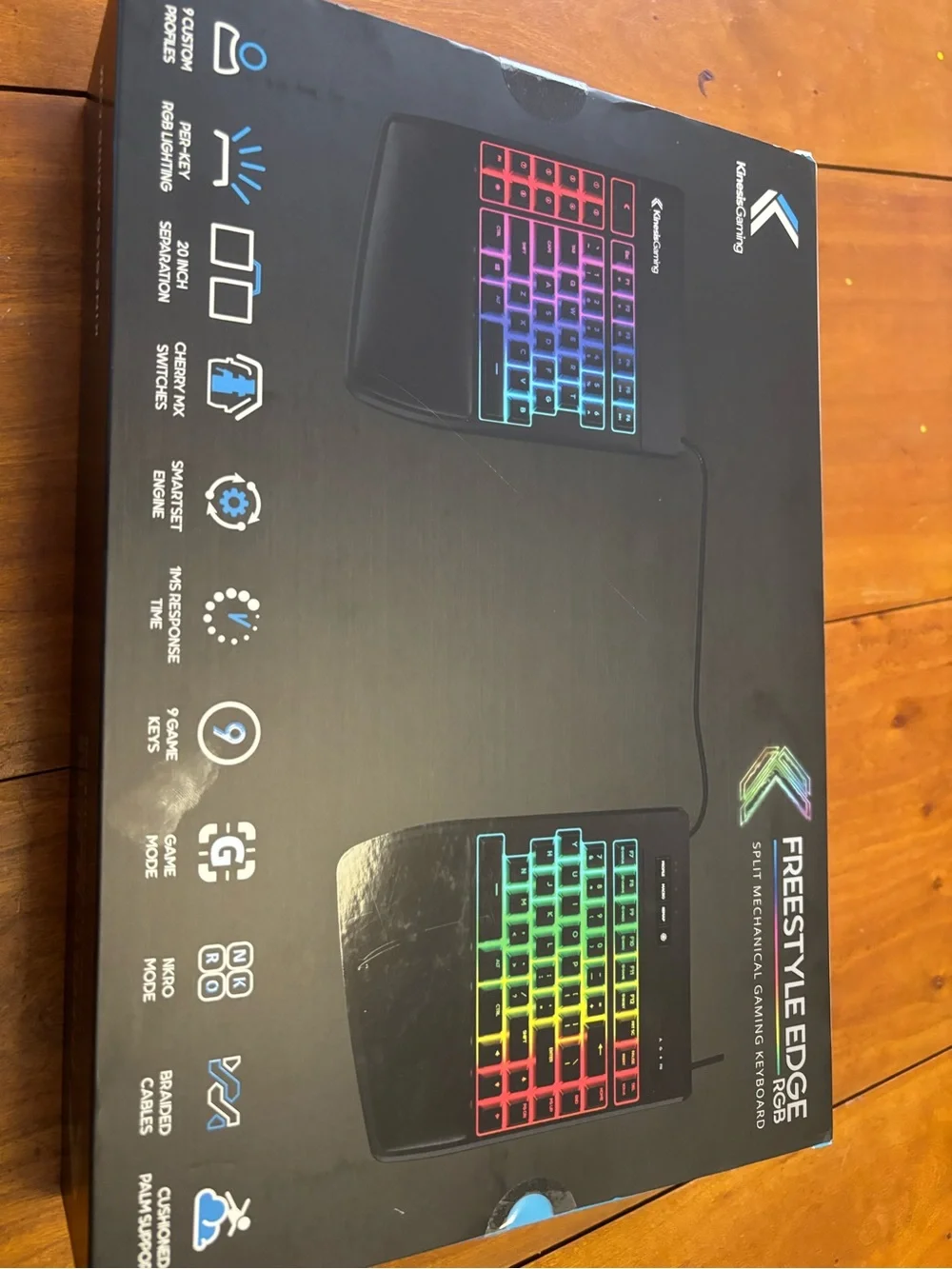 Freestyle Edge RGB Split Mechanical Gaming Keyboard - Black